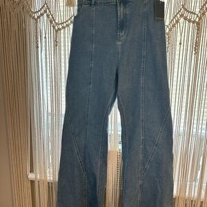 Eloquii Blue Wide-Leg Denim Flare Jeans Size 18 Plus size
